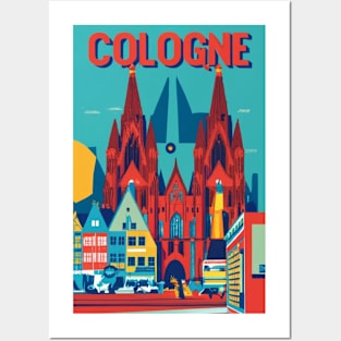 A Vintage Travel Art of Cologne - Germany Posters and Art